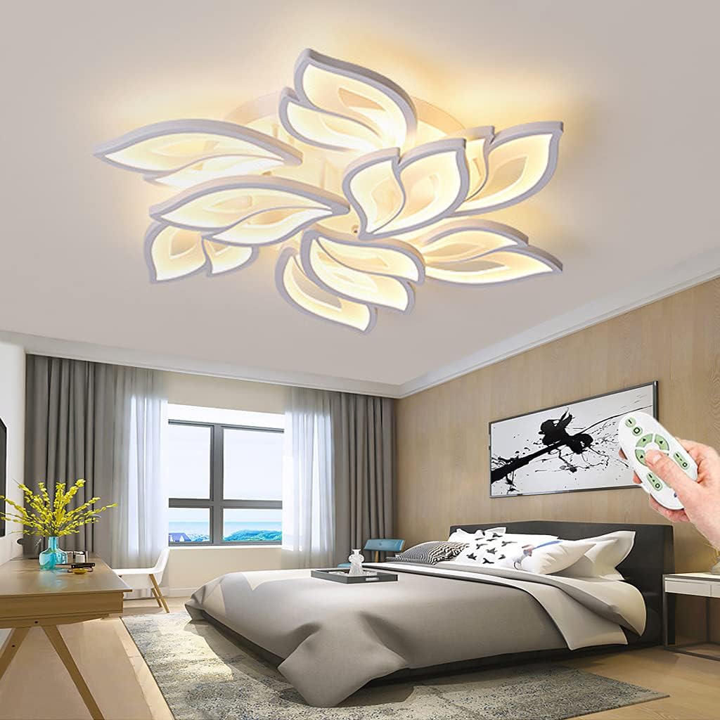Lustra LED Anemone Grande Echivalent 800W Telecomanda