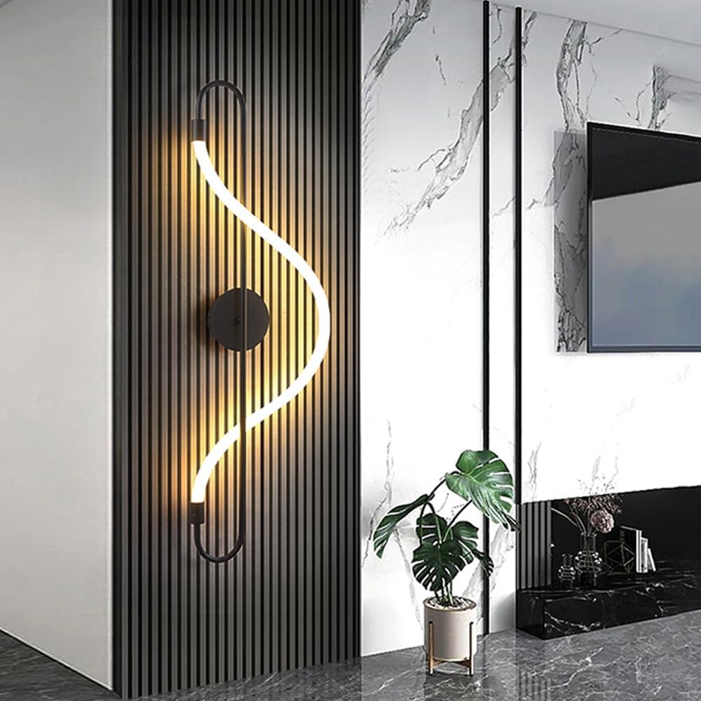 Aplica LED 16W Nordic Style Light Tube 9209 Black