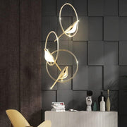 Pendul LED Luxury Golden Swallow