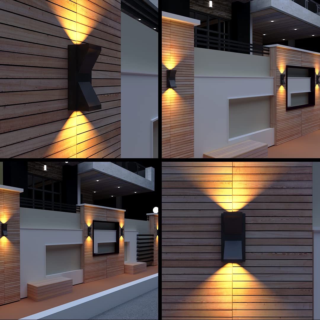 Aplica LED Exterior 2x5W V1 Neagra