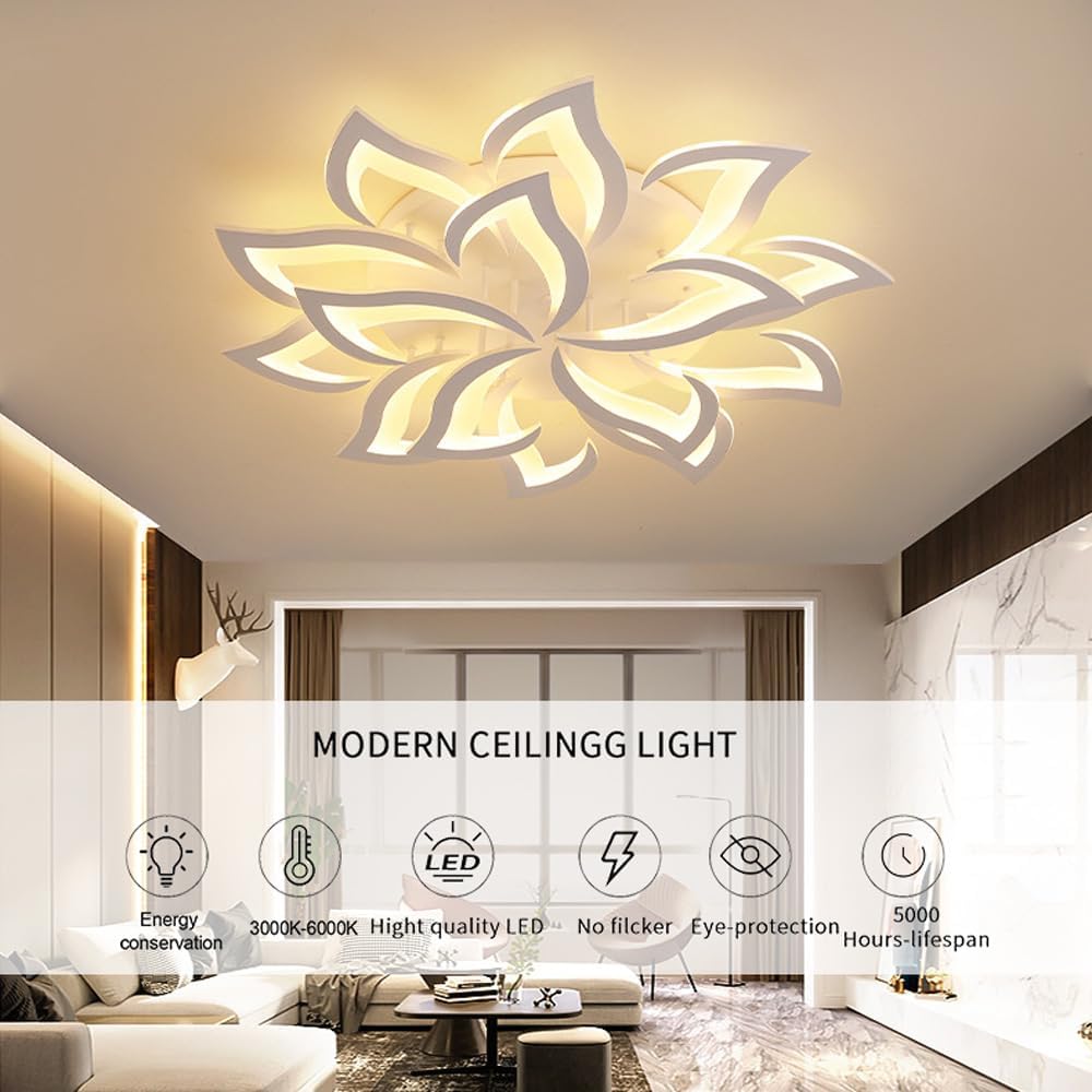 Lustra LED NARCISSE GIGANT Telecomanda Echivalent 1200W