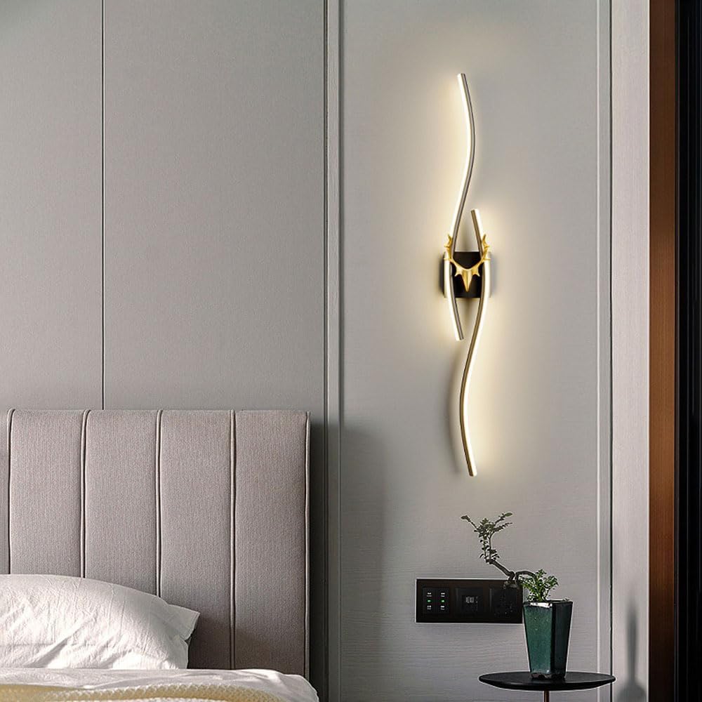 Aplica LED ZYBO Black 60CM