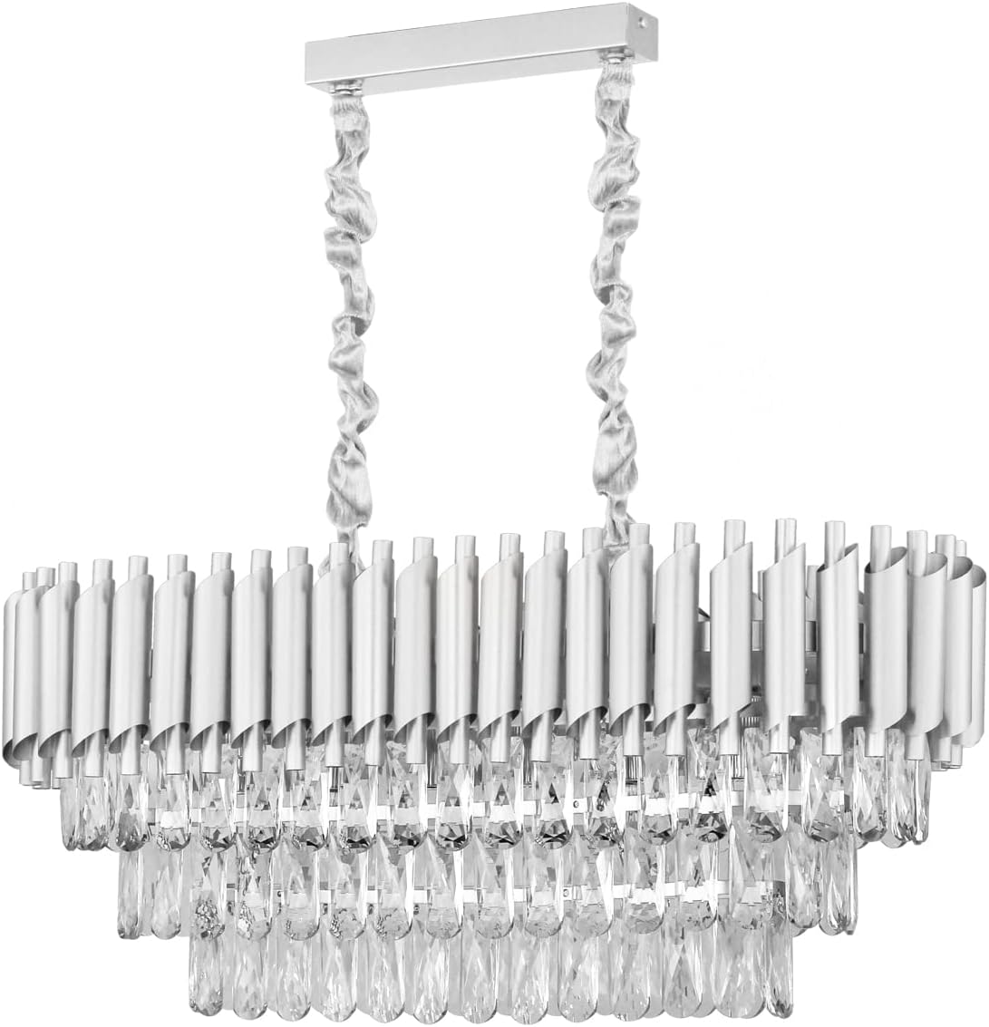 Candelabru Cristal Silver Panther 800x300mm