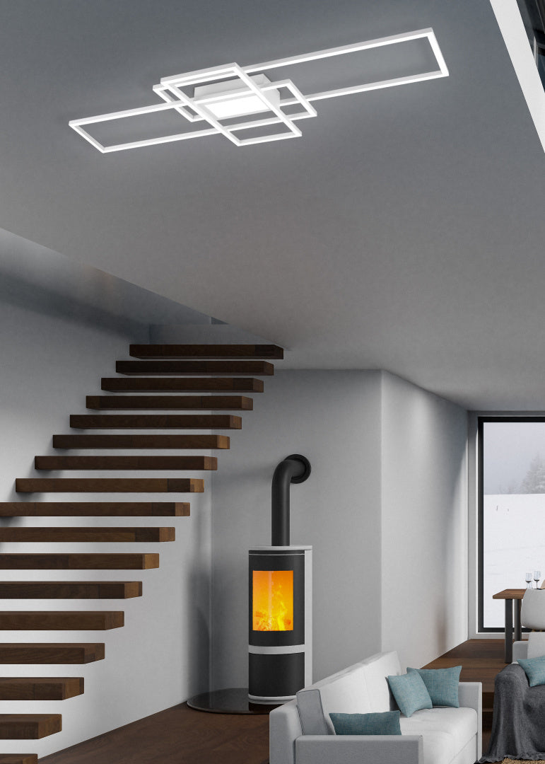 Lustra LED PREMIUM IRVINE Echivalent 800W cu Telecomanda