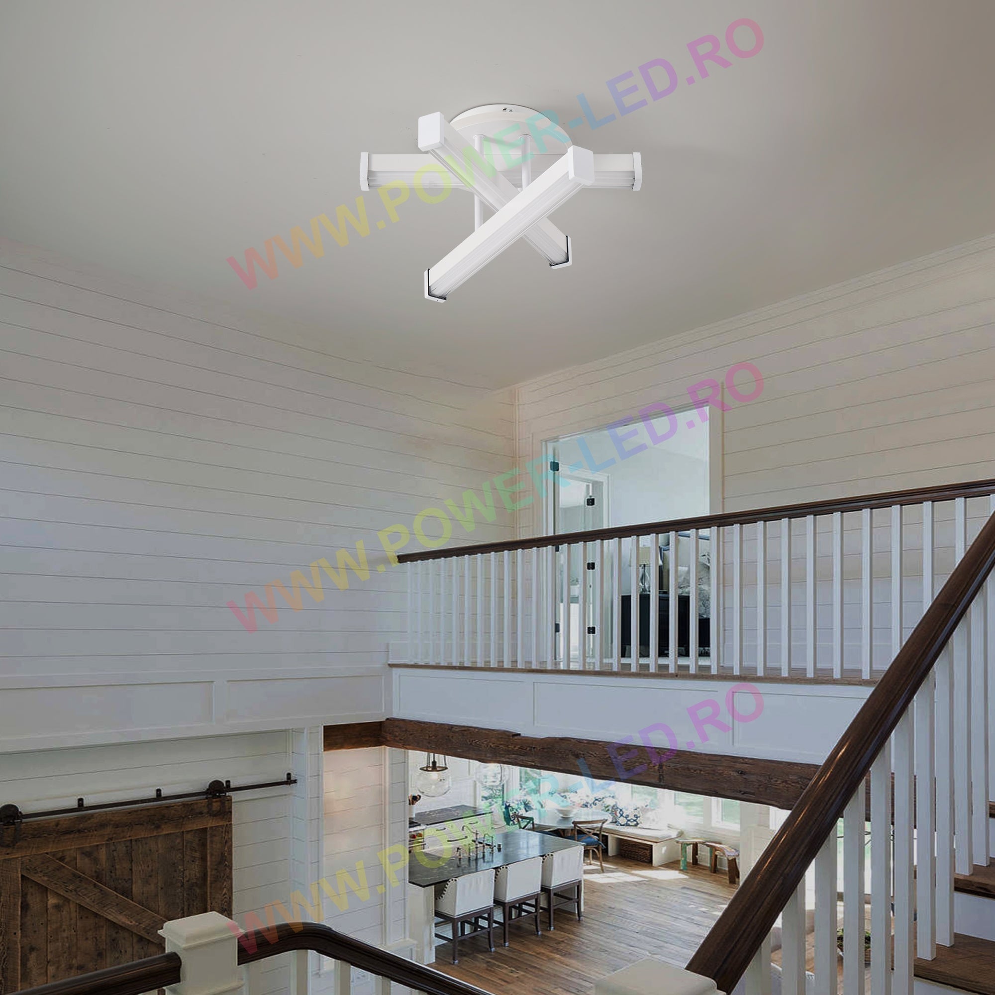 Aplica LED LINNES CIRCLE 52W Alba Echivalent 300W