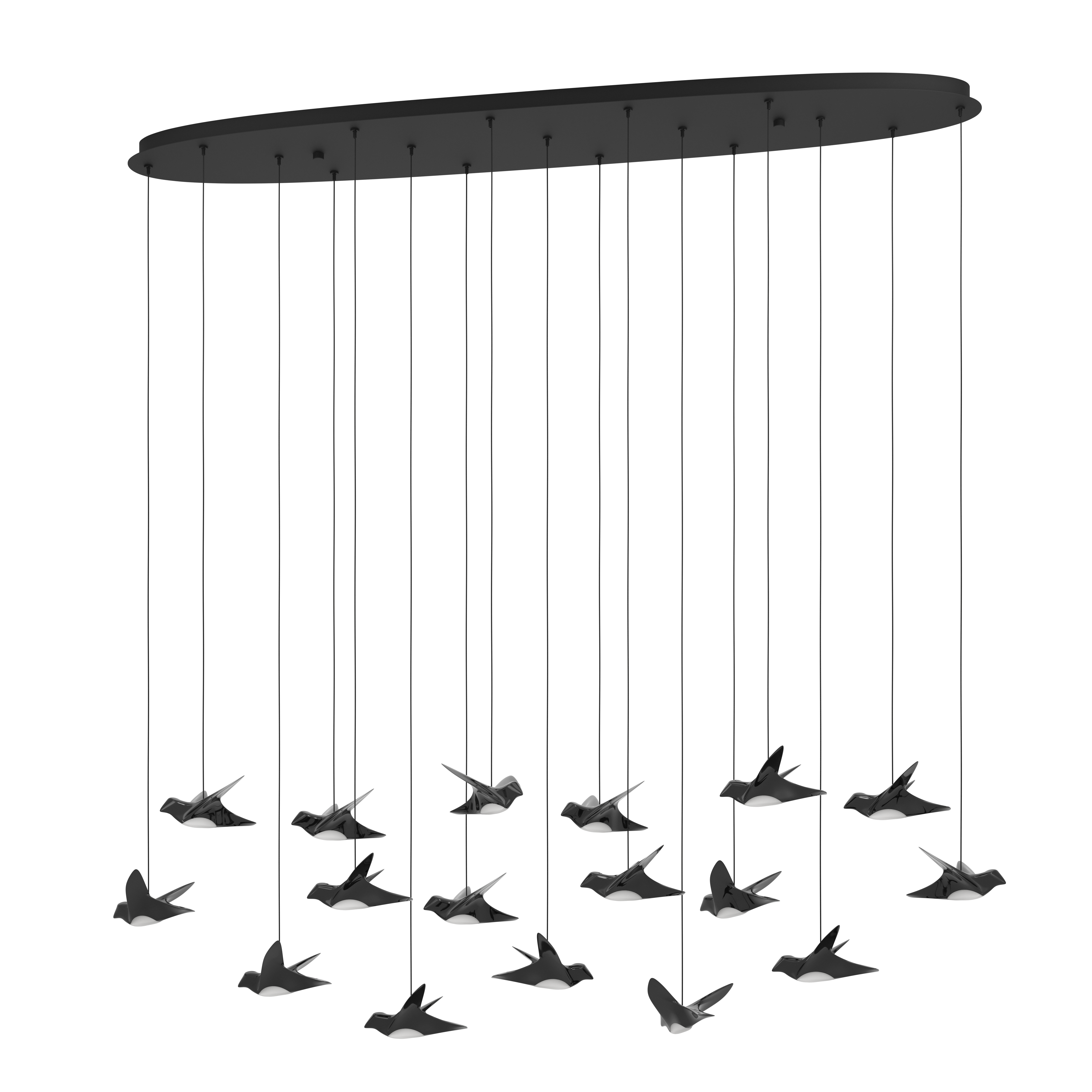 Lustra LED Liniara Suspendata Luxury PARATEBUENO Echivalent 600W