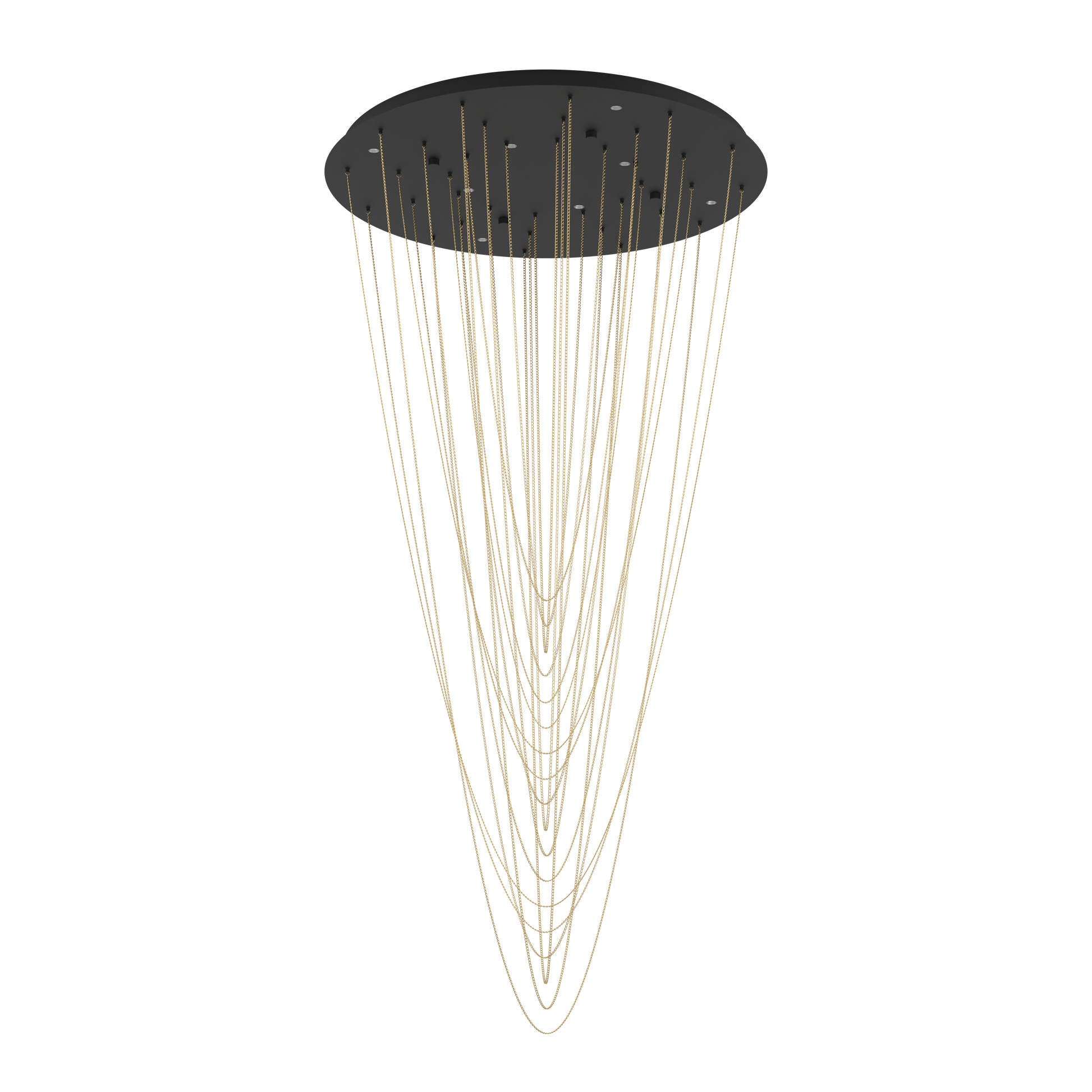 Lustra LED Suspendata Luxury TREPUCO Eglo 390355 NEAGRA / LUXURY Lighting Fixtures
