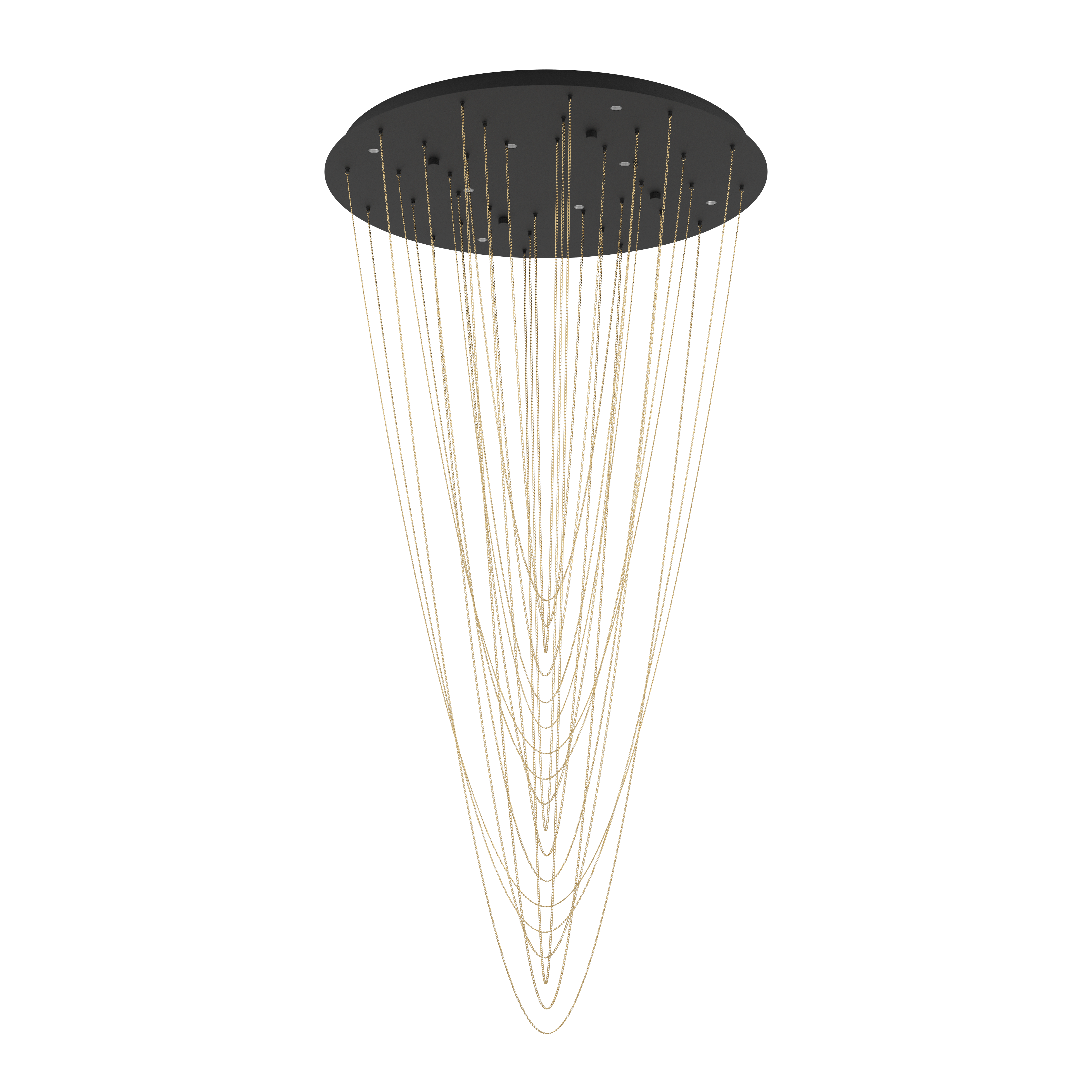 Lustra LED Suspendata Luxury TREPUCO Eglo 390355 NEAGRA / LUXURY Lighting Fixtures