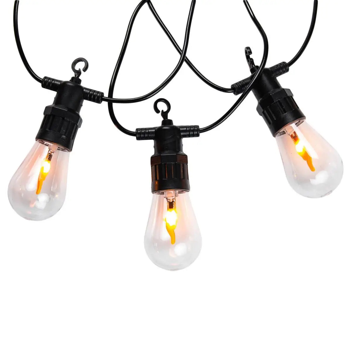 Ghirlanda Luminoasa 5m / 10 Becuri LED Integrat Flacara miscatoare , Interconectabil