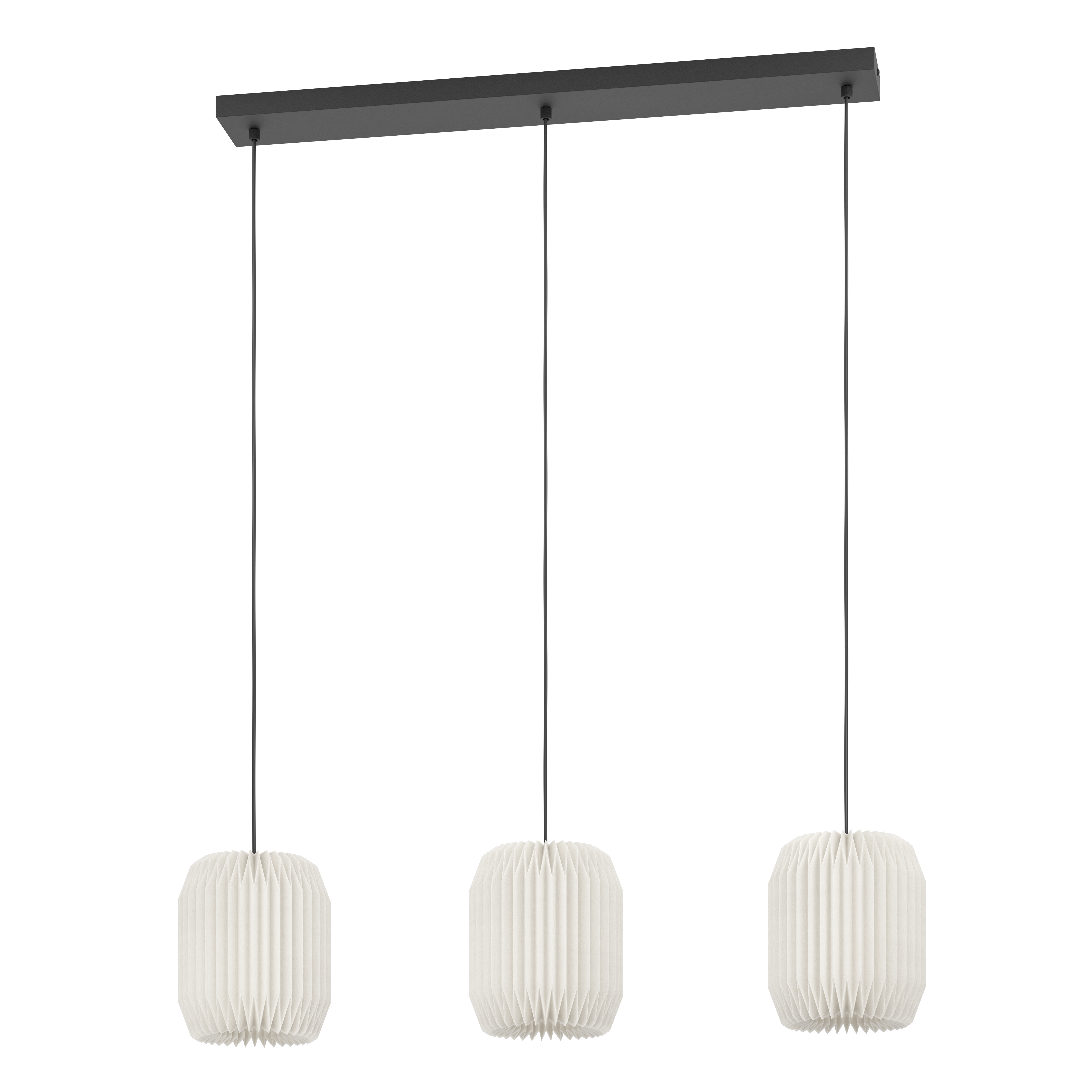 Lustra Suspendata Belgrave Black & White 3xE27 Eglo Resigilat R2