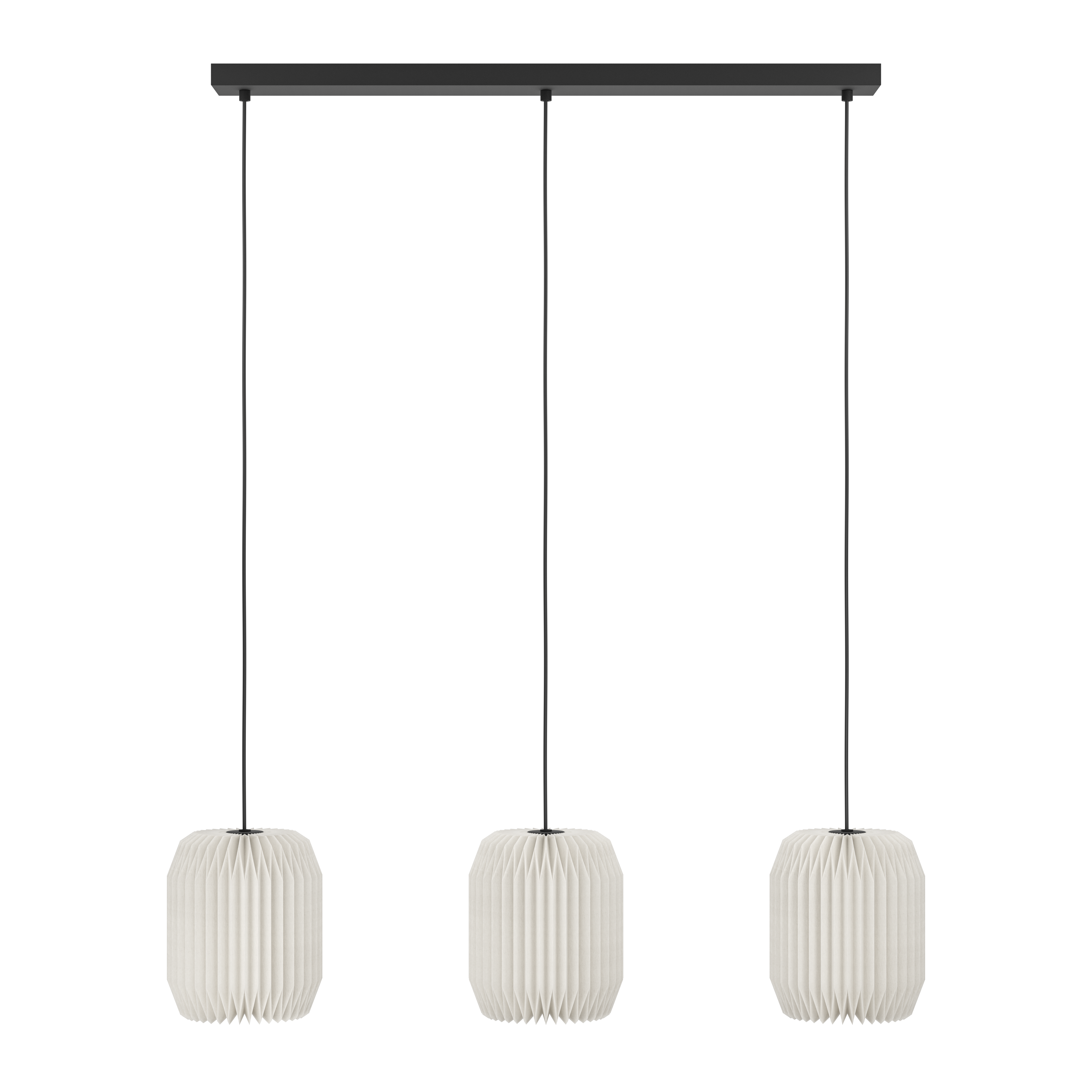Lustra Suspendata Belgrave Black & White 3xE27 Eglo Resigilat R2