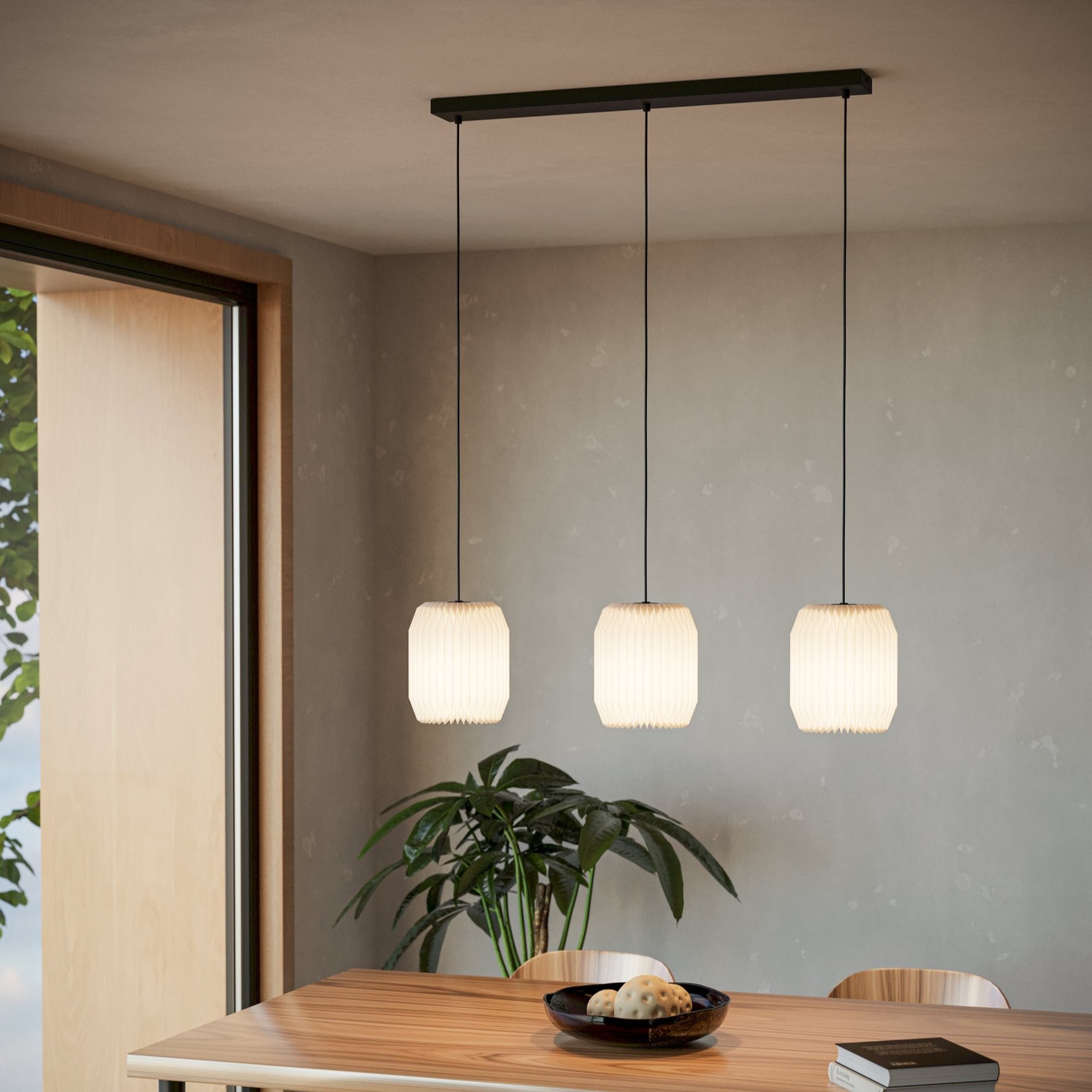 Lustra Suspendata Belgrave Black & White 3xE27 Eglo Resigilat R2