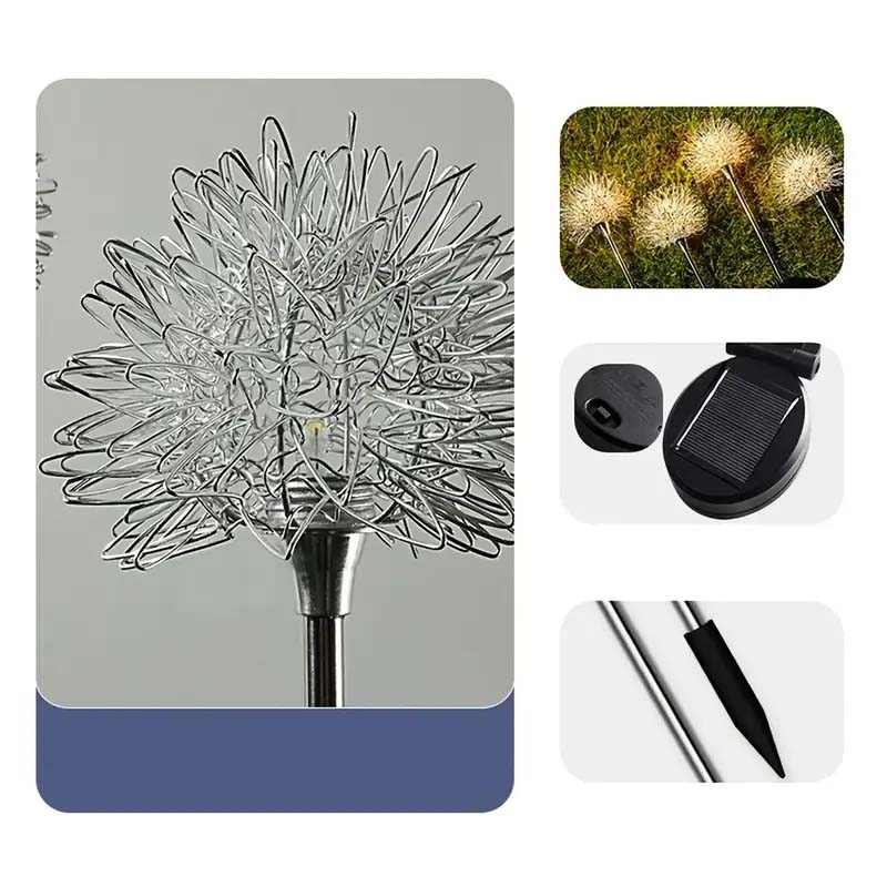 Stalpisor Solar de Gradina DANDELION 73cm, 4000K, IP44 Exterior