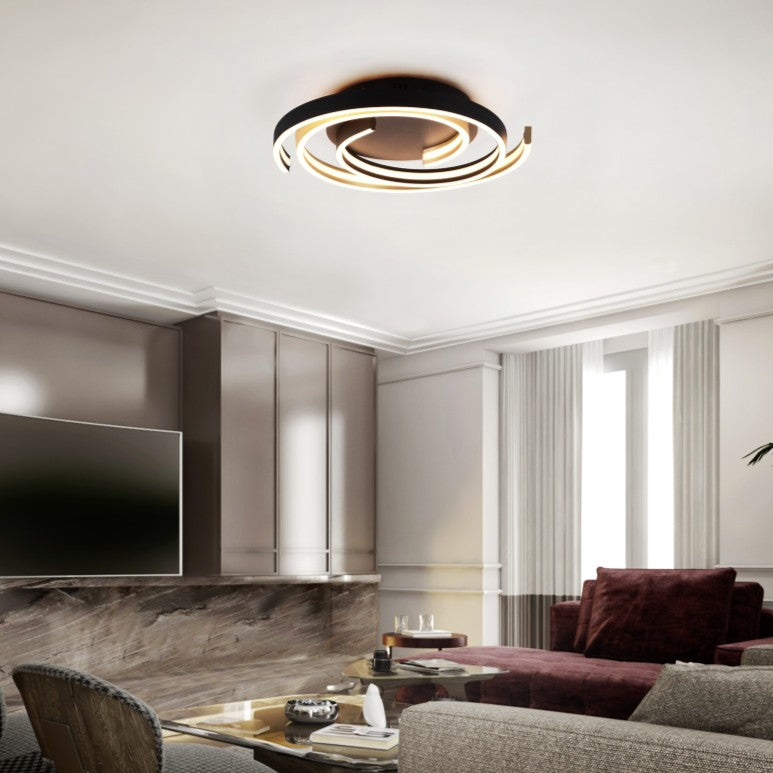 Lustra LED CAYA Echivalent 600W, 3 Lumini si Dimabila din buton