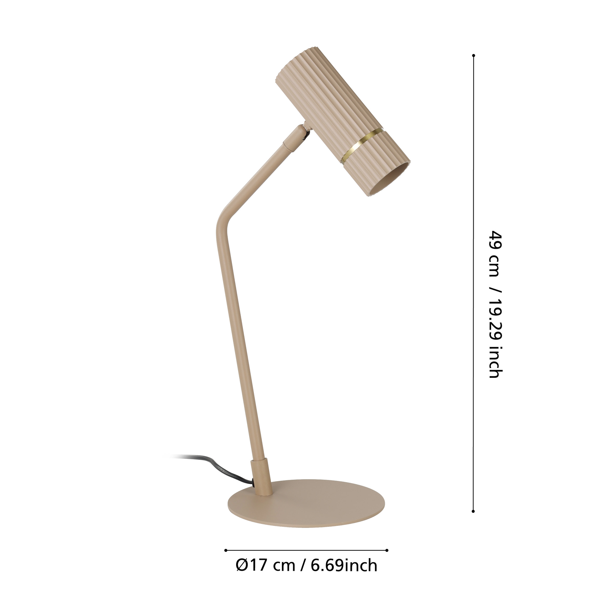 Veioza CAMINIA Cream 49CM Eglo