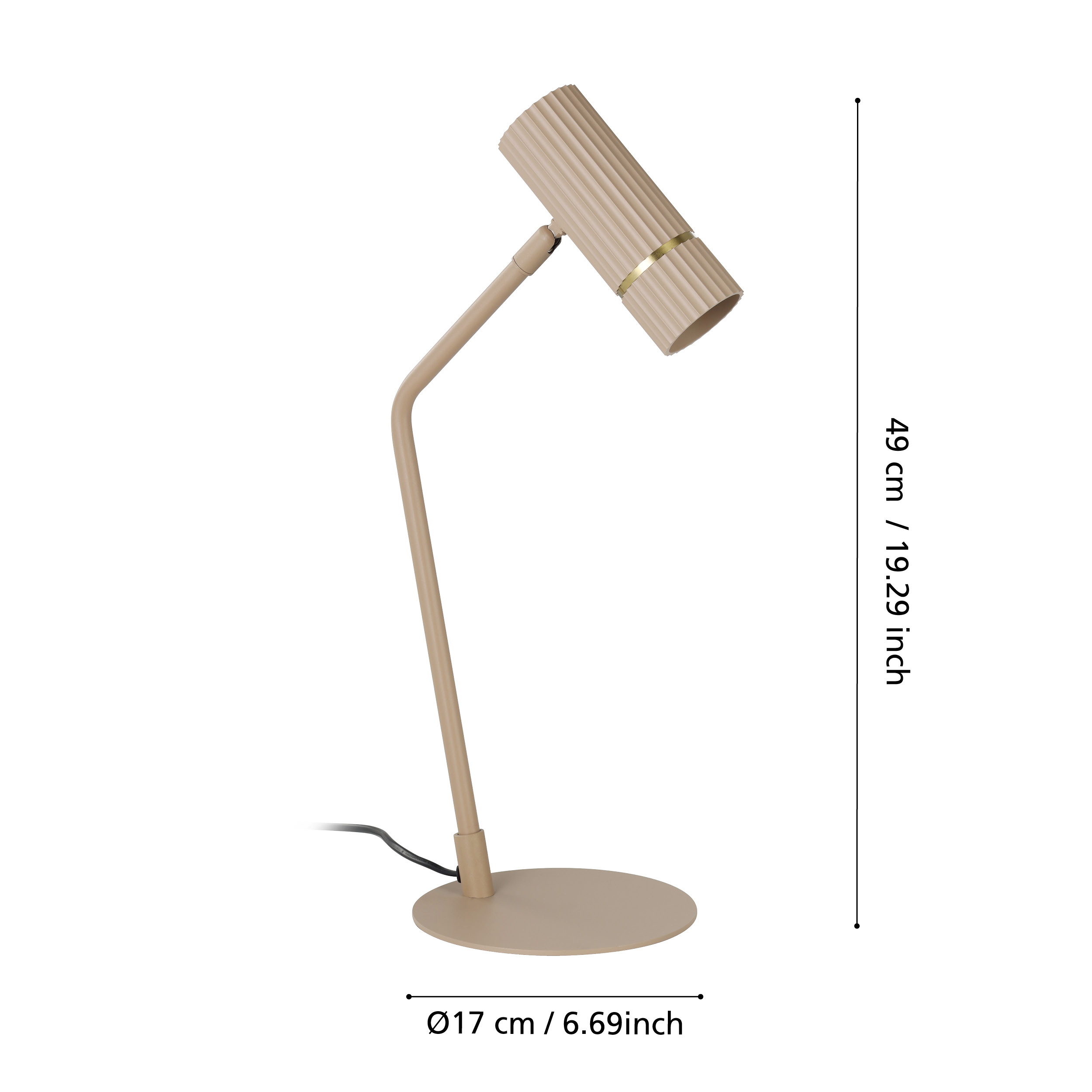 Veioza CAMINIA Cream 49CM Eglo