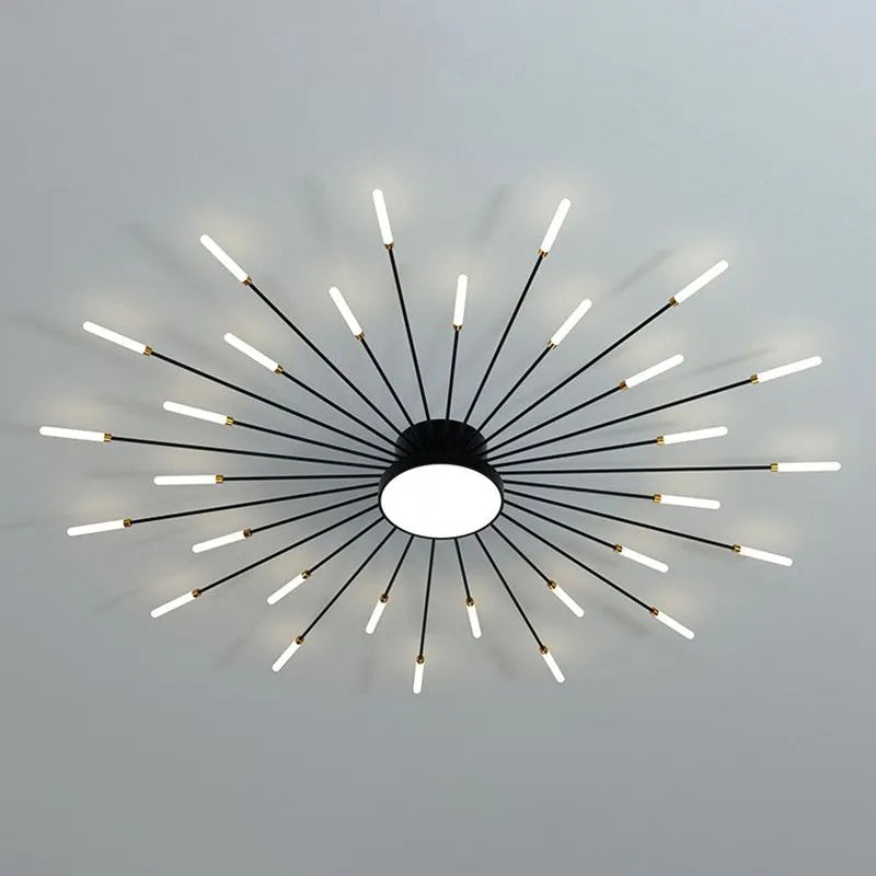 Lustra LED American Black Sun Echivalent 800W Telecomanda