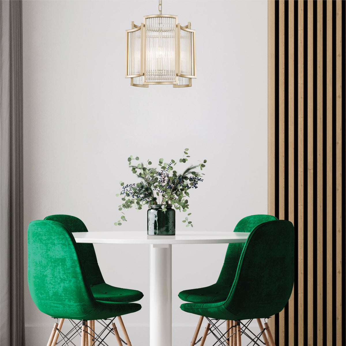 Candelabru Suspendat Premium SERGIO Gold 3 x E14
