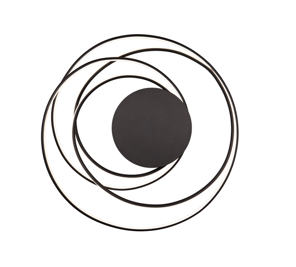 Lustra LED Premium Nala Black Echivalent 700W
