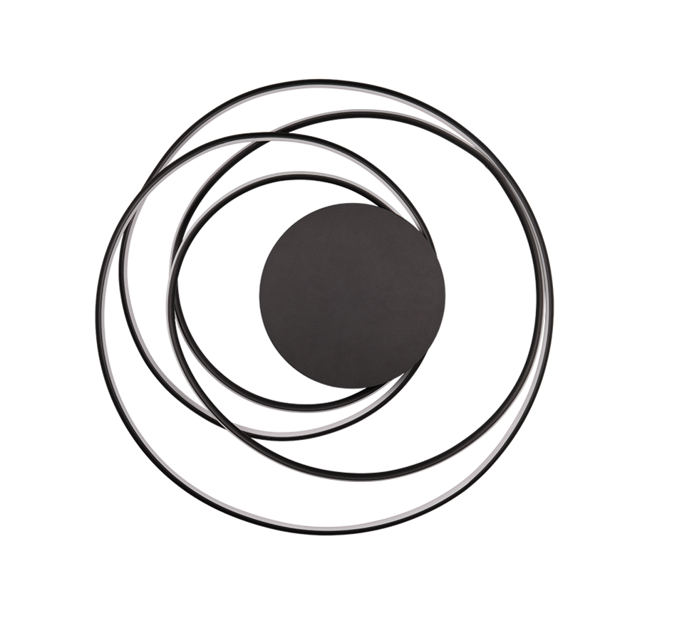 Lustra LED Premium Nala Black Echivalent 700W
