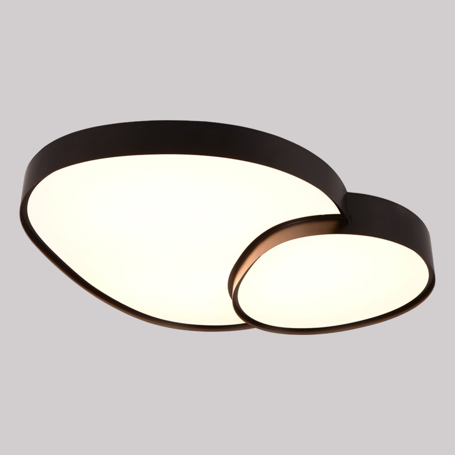 Lustra LED Luxury RISE Black Echivalent 350W Telecomanda