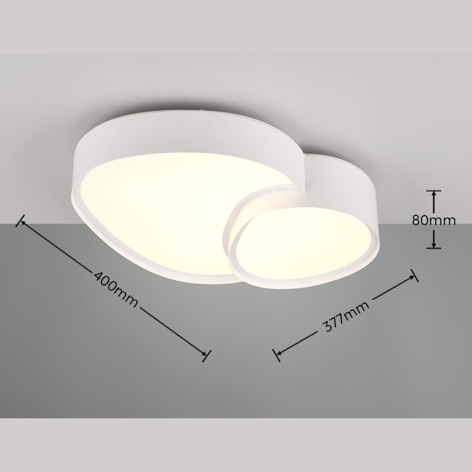 Lustra LED Luxury RISE White Echivalent 160W Telecomanda