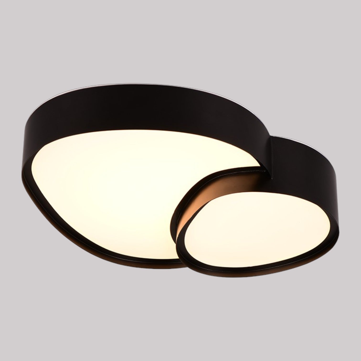 Lustra LED Luxury RISE Black Echivalent 160W Telecomanda
