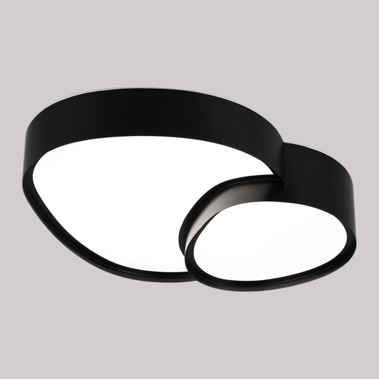 Lustra LED Luxury RISE Black Echivalent 160W Telecomanda