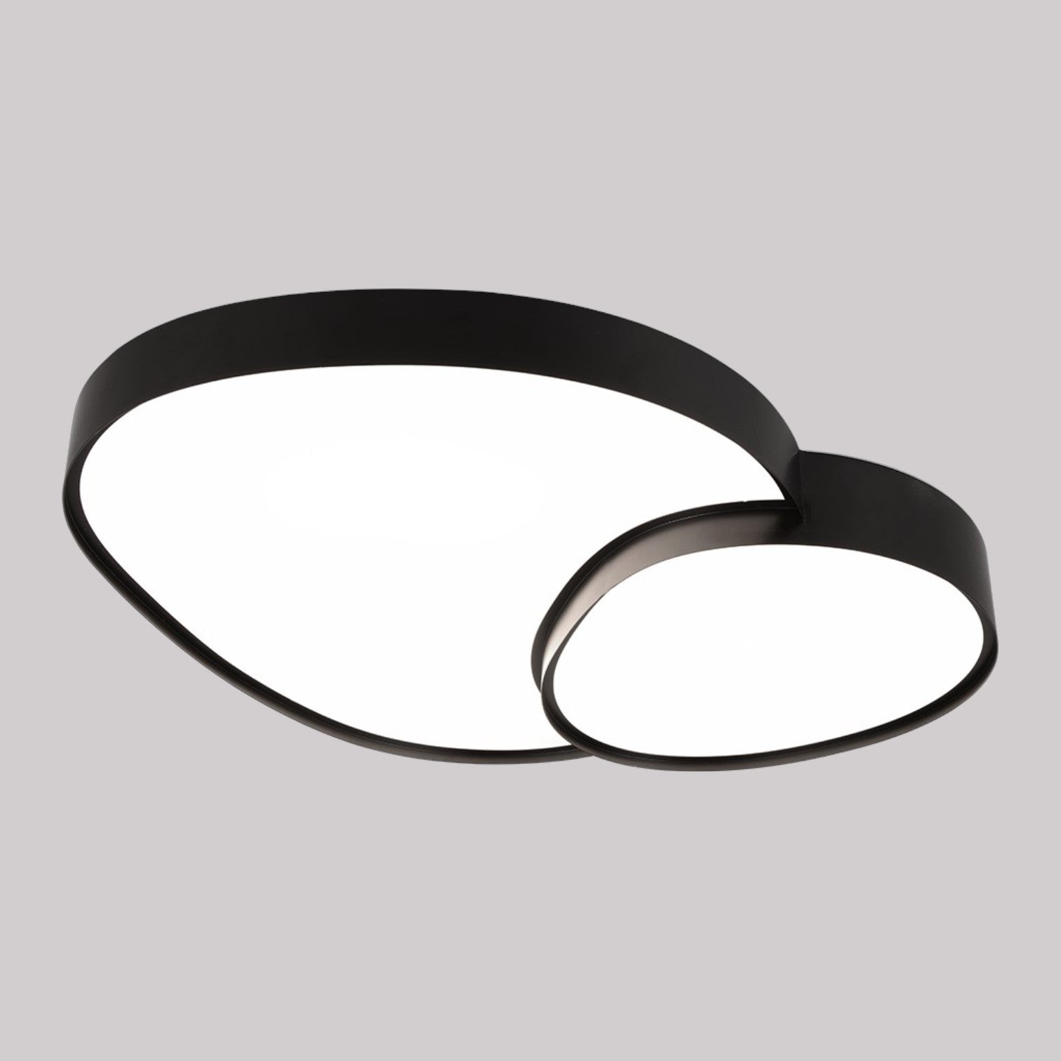 Lustra LED Luxury RISE Black Echivalent 350W Telecomanda
