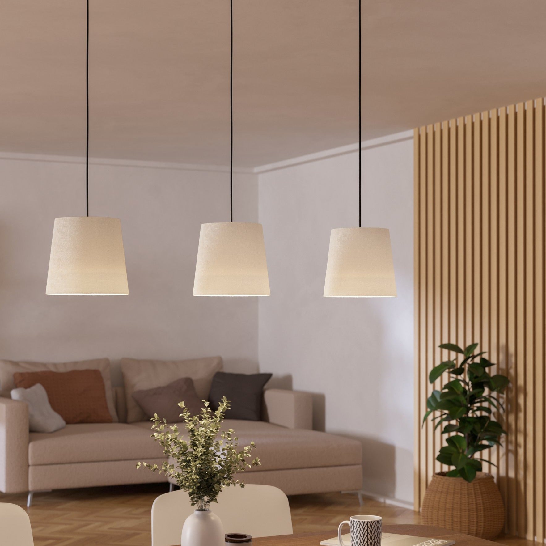 Lustra Suspendata FEBRES Black & White Eglo