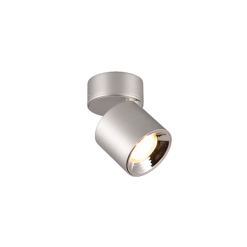 Spot Aplicat Orientabil Rotund Argintiu Dulie GU10 Ø8.7x12CM