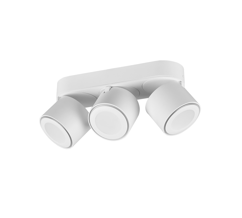 Spot LED Premium Aplicat Orientabil Dreptunghiular 3x450lm Alb 3 Moduri de Iluminare