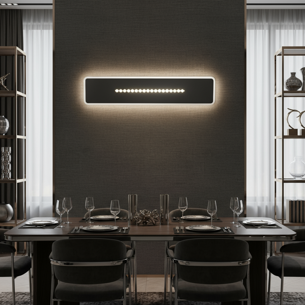 Aplica LED 22w VAIRA Black Echivalent 220W