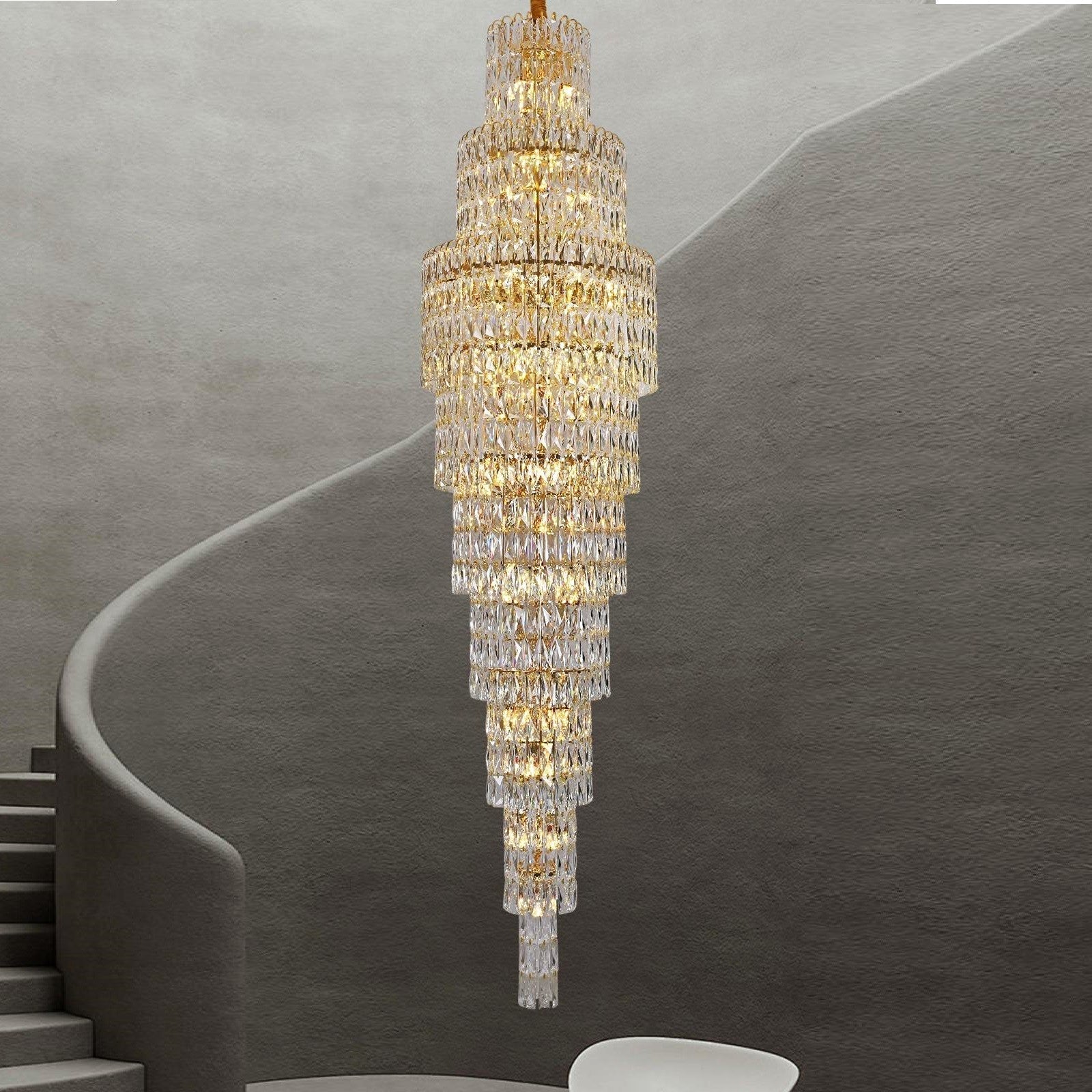 Candelabru Cristal LUXURY Golden 250cm -P82401