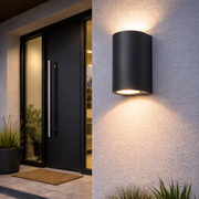 Aplica IP44 Dulie 2xGU10 Black 15CM