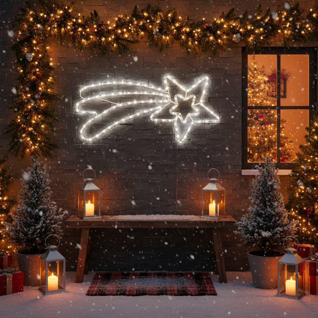 Cometa Decorativa LED Starfell 20W 75x35cm IP44