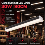 Corp Liniar LED 90CM 30W IP44 PROLINE 3600LM