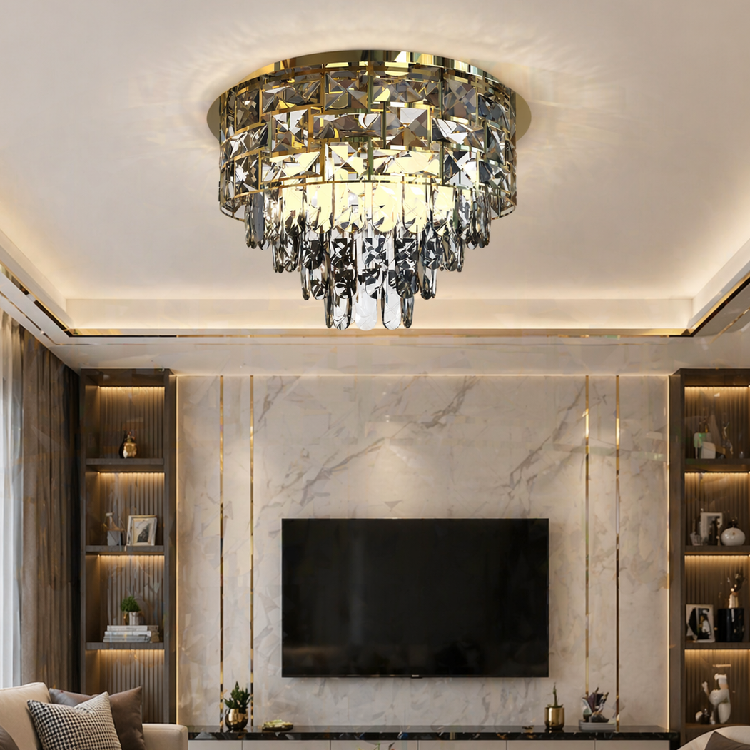 Candelabru Cristal Luxuria Gold Premium