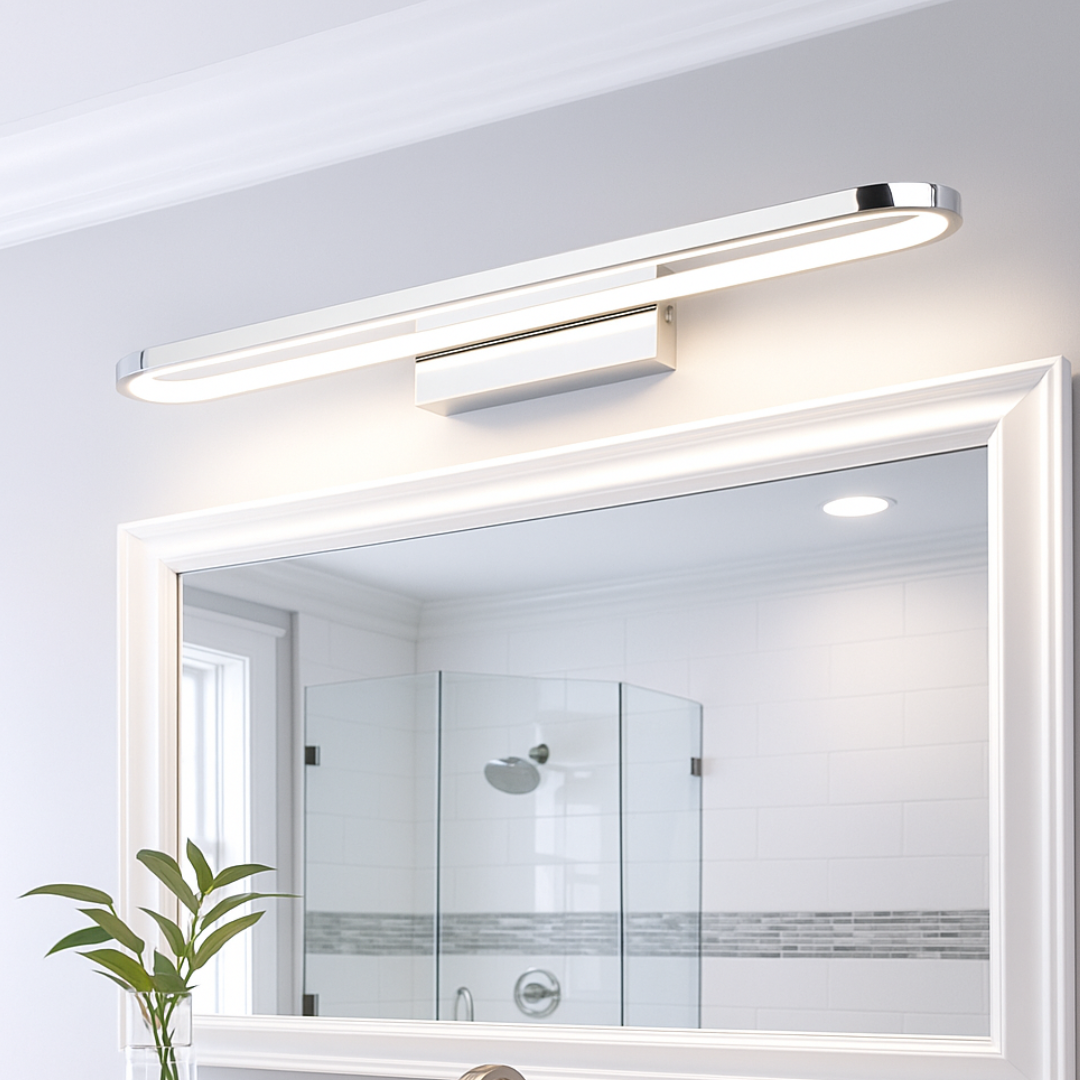 Aplica LED Baie IP44 cu Buton GIANNI Crom Echivalent 250W