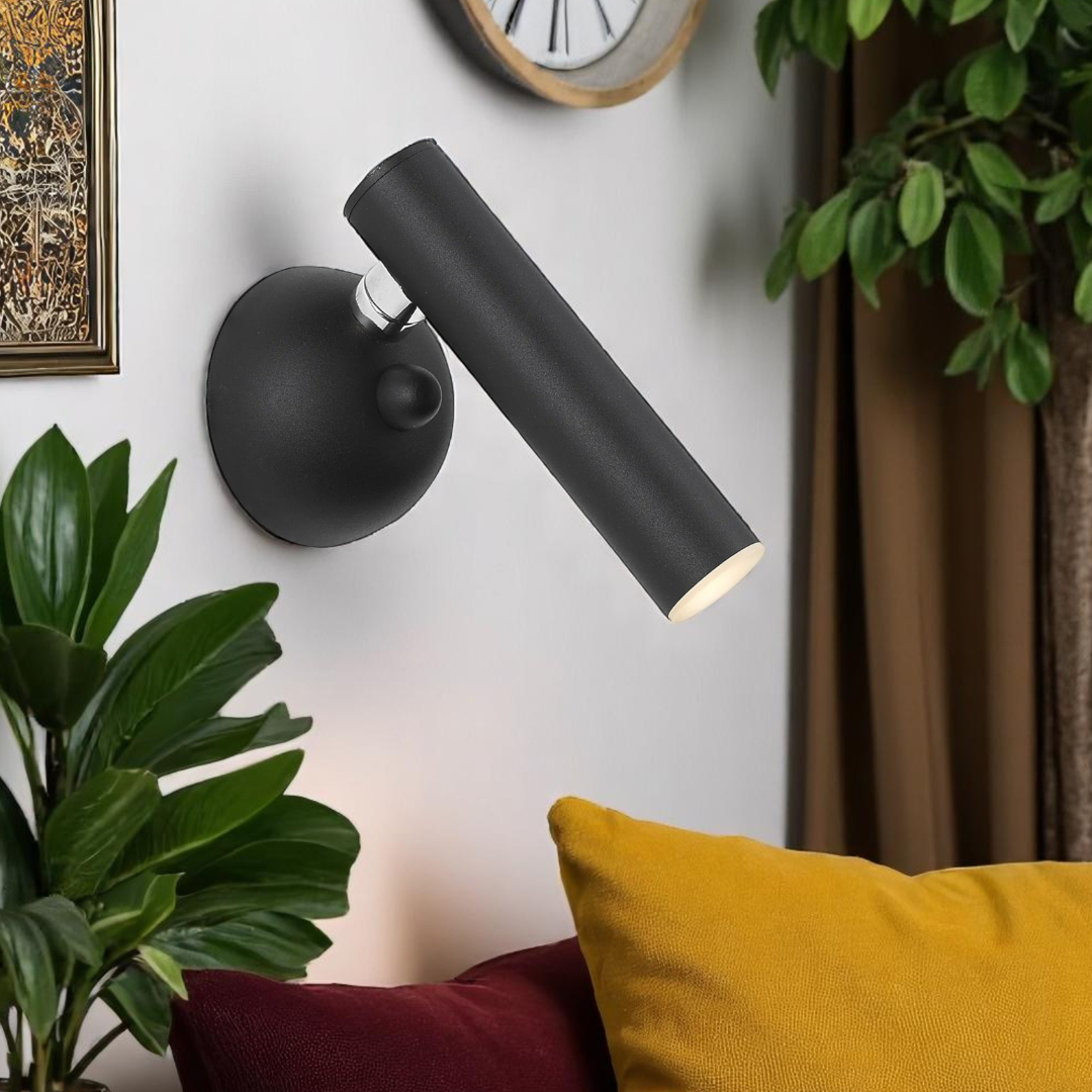 Spot LED 5W Negru Aplicat Mobil Kinkiet LOYA