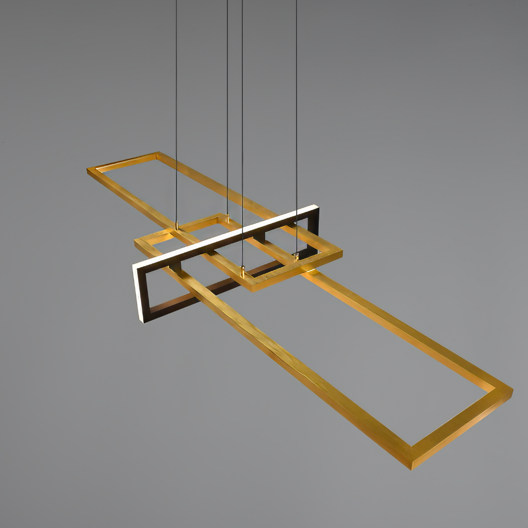 Lustra LED Suspendata PREMIUM SALINAS GOLD Echivalent 500W Dimabila