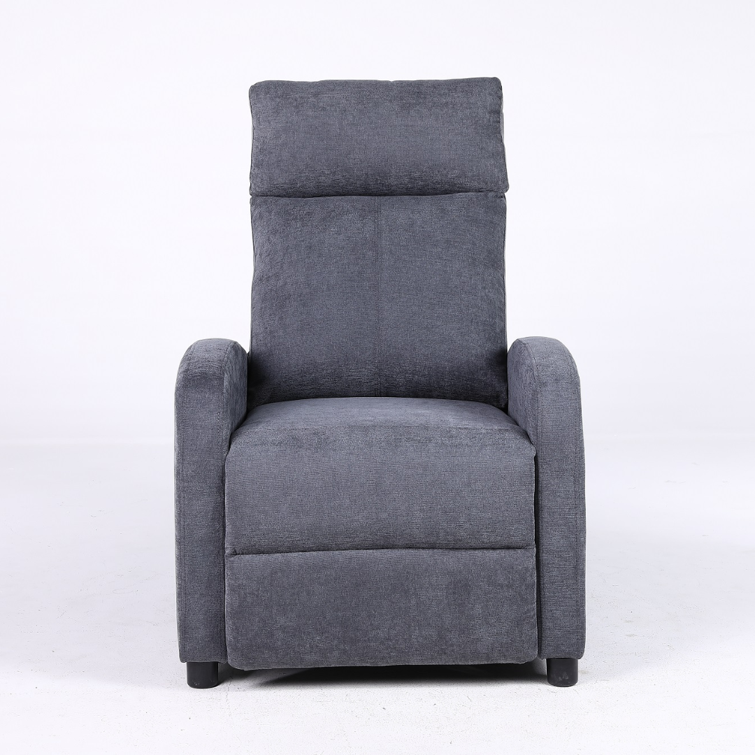 Fotoliu Recliner Stofa Gri Inchis