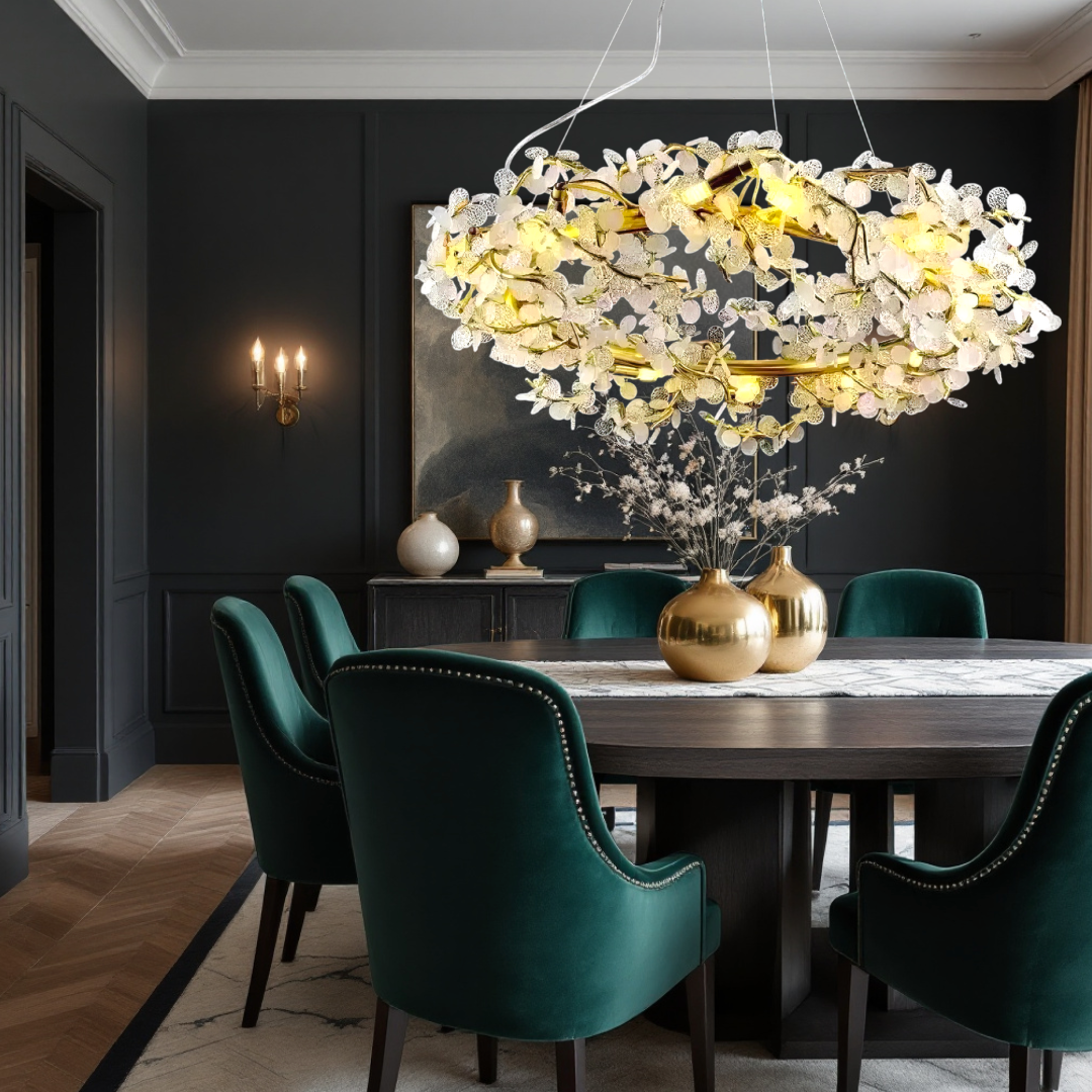 Candelabru Crystal Luxury Flowers