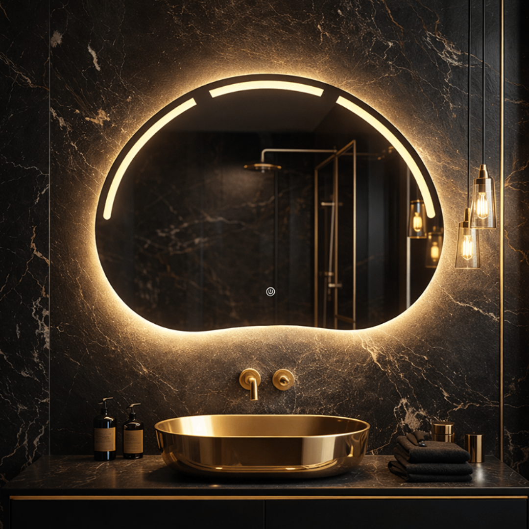 Oglinda LED FRAMELESS TOULOUSE 80x60CM 3 Lumini si Touch