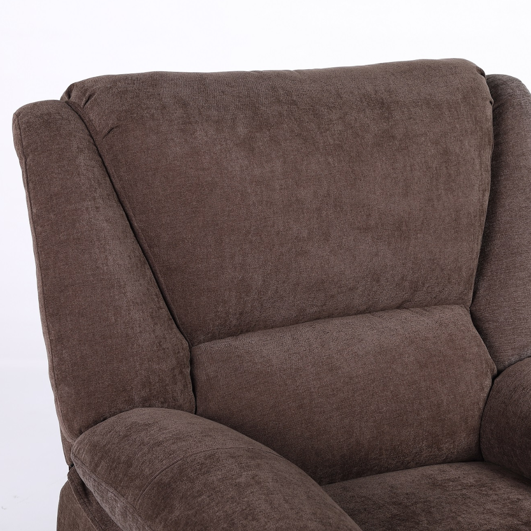 Fotoliu cu Masaj si Incalzire, Recliner Electric, Maro