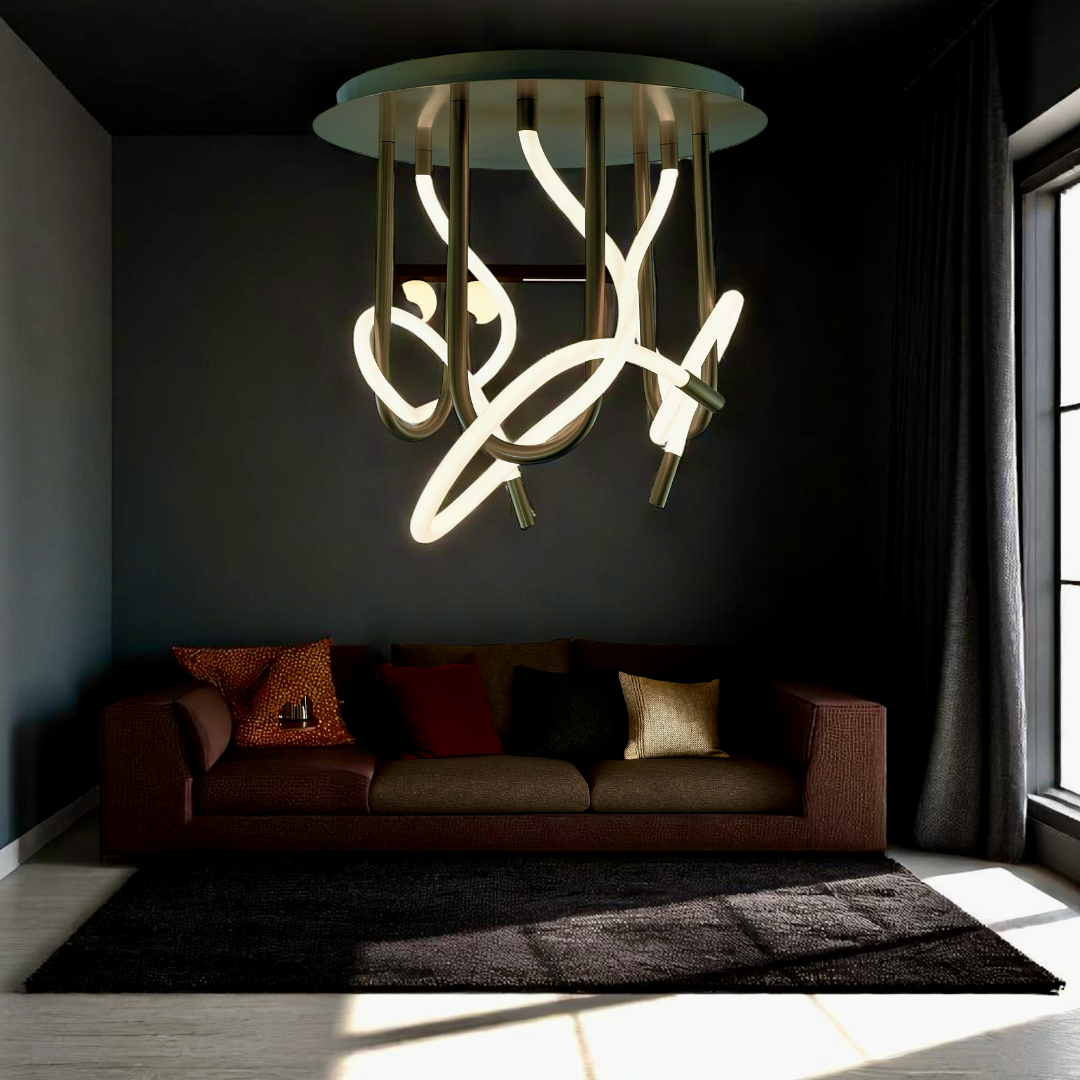 Lustra LED SUFITOWA 3 Functii Echivalent 400W