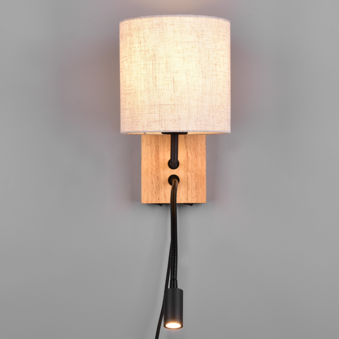 Aplica LED Dormitor NILAM Wood Design