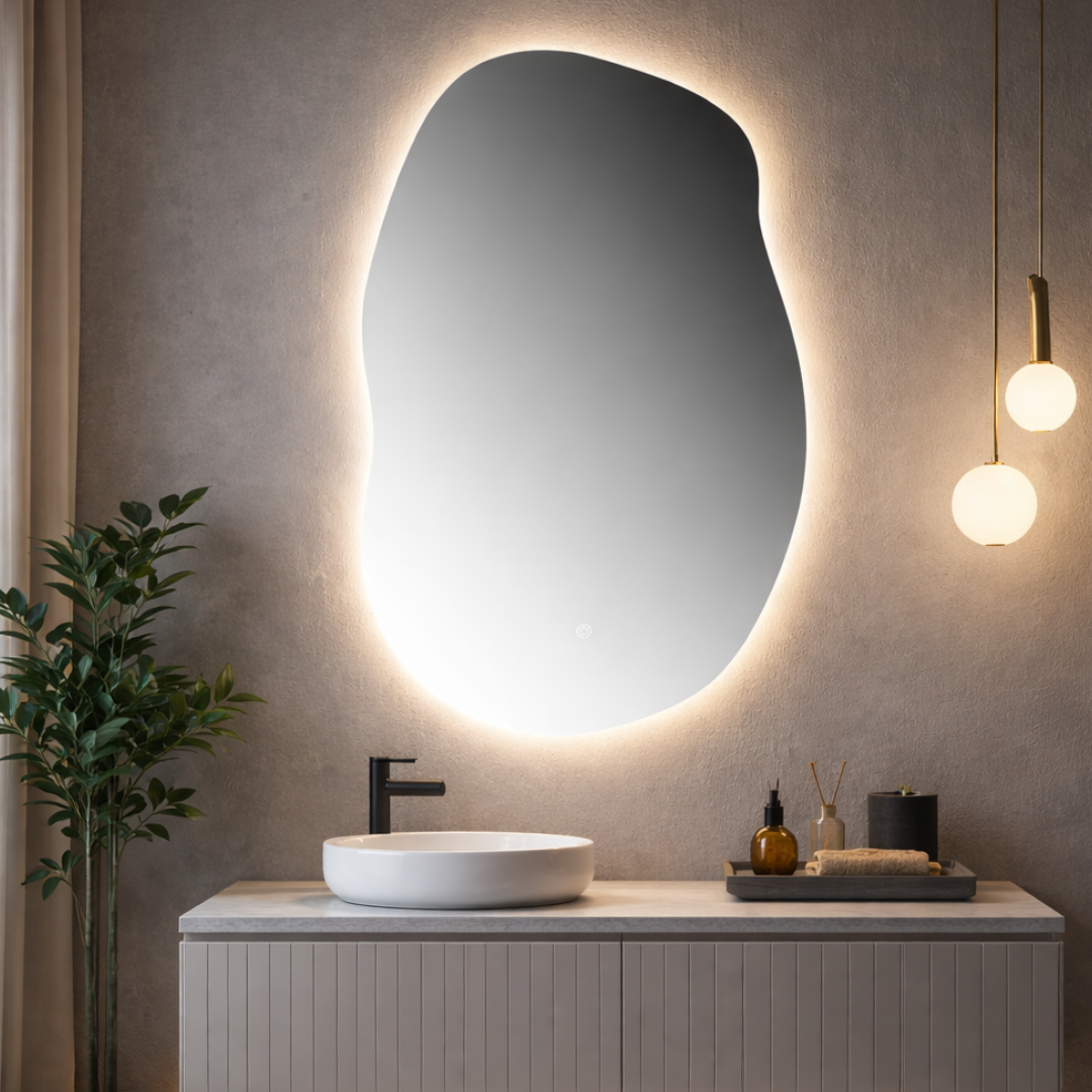 Oglinda LED FRAMELESS PARMA 60x90CM 3 Lumini si Touch