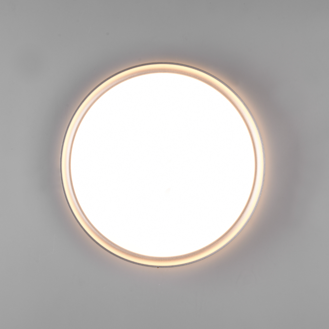 Plafoniera LED Baie IP44 Clarimo Grey 12W Echivalent 100W