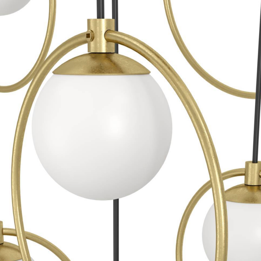 Lustra LED Dining Suspendata Abajur PORTOCOLOM Luxury 17Elemente